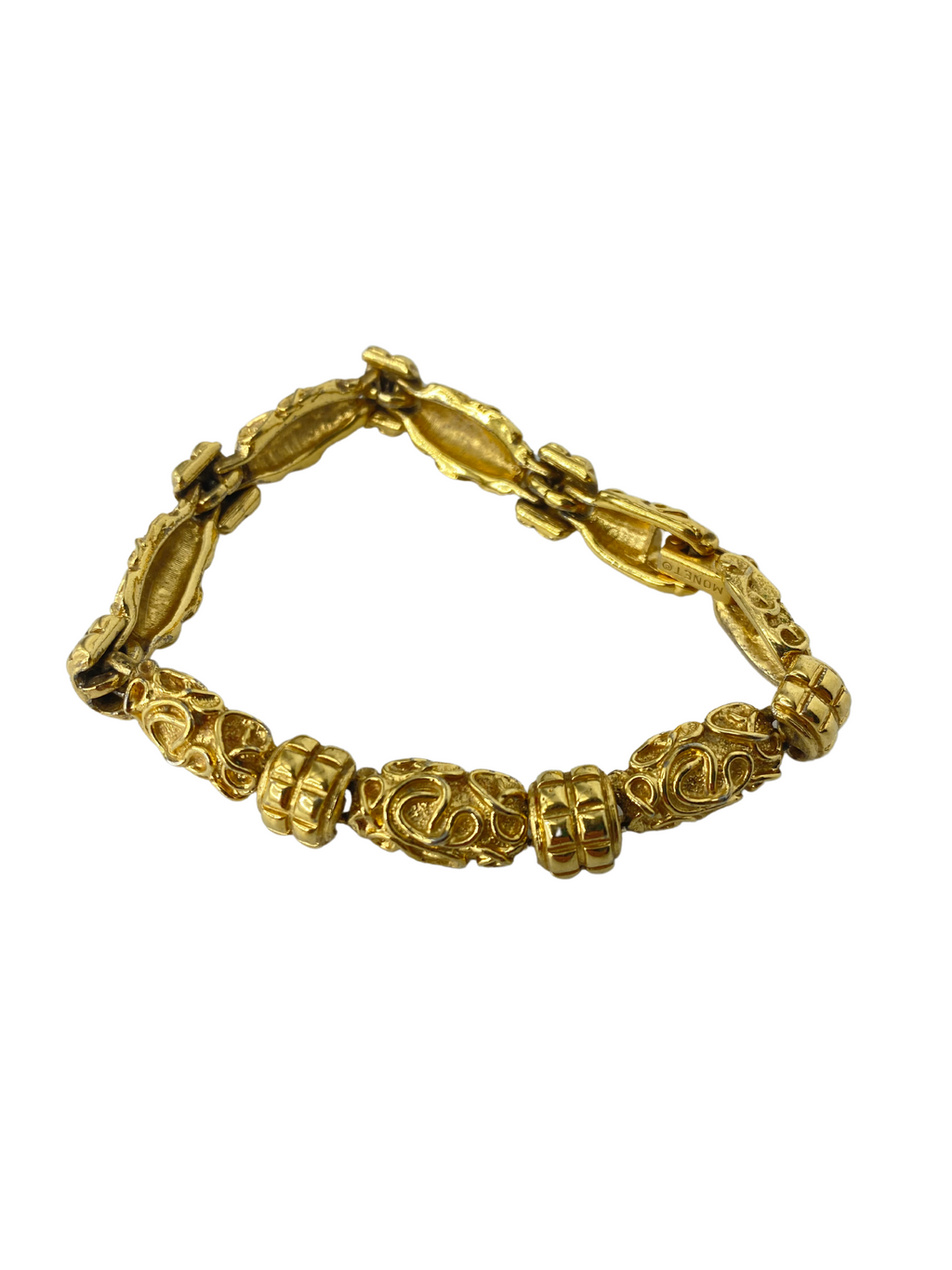 Monet l gold bracelet clearance