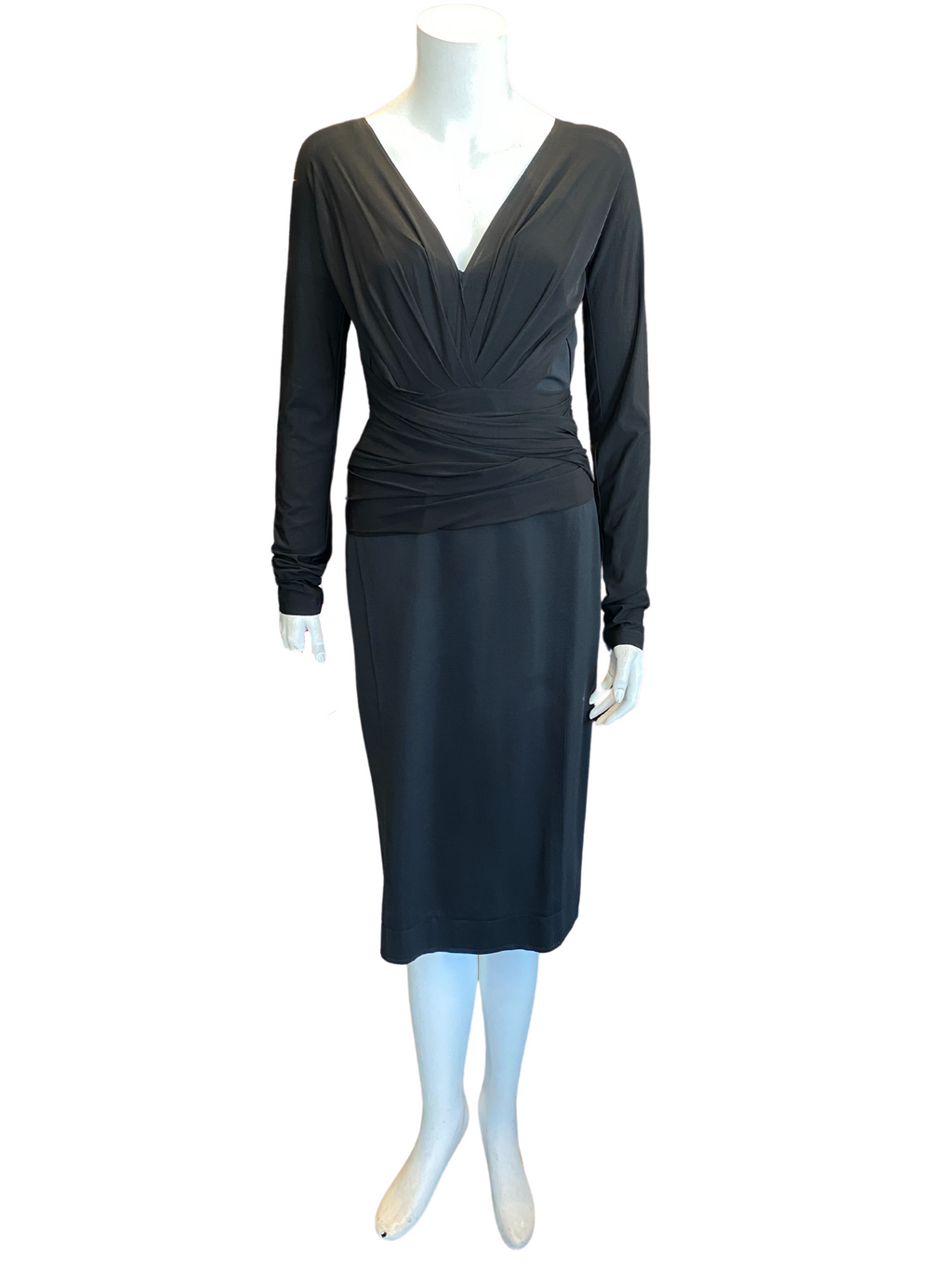 Donna Karan Dresses Dark blue Viscose Elastane ref.848566 - Joli Closet