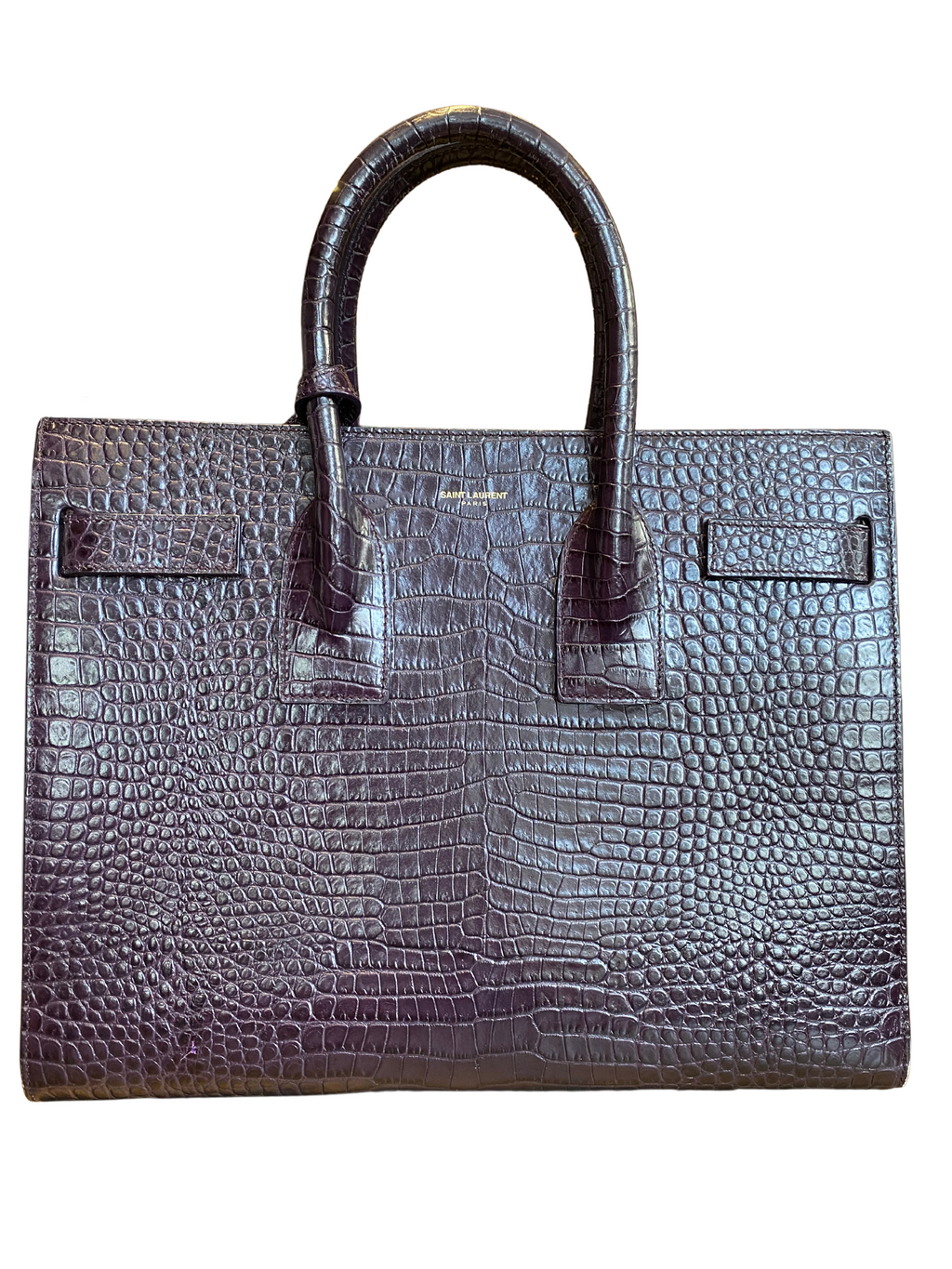 Yves Saint Laurent Croc Embossed Sac De Jour – CLOSET1951SF