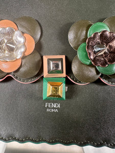 Fendi Floral Appliqué Kan I Bag