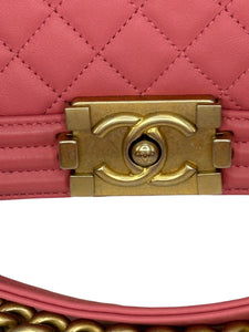 Chanel Medium Pink Boy Bag