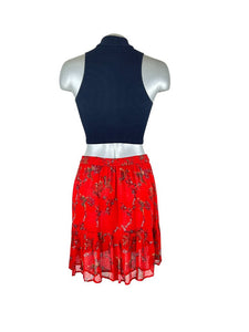 IRO Silk Floral Mini Chiffon Skirt |S|
