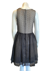 RED Valentino Sheer Silk Cocktail Dress |M|IT44| US8|