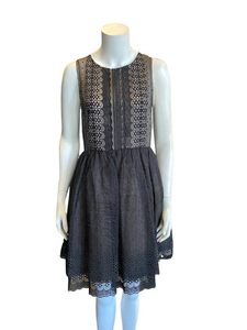 RED Valentino Sheer Silk Cocktail Dress |M|IT44| US8|