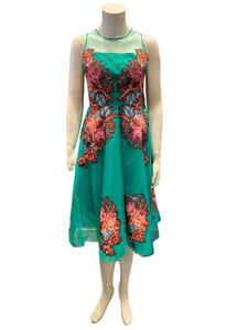 Sachin & Babi Tulle Floral Embroidered Dress |XS|US0|