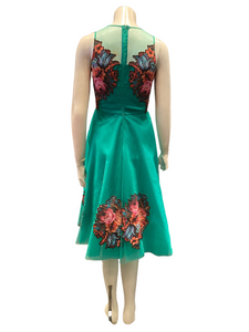 Sachin & Babi Tulle Floral Embroidered Dress |XS|US0| CLOSET1951SF Sachin & Babi Tulle Floral Embroidered Dress |XS|US0| CLOSET1951SF