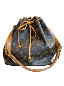 Vintage Authentic Louis Vuitton Monogram Mat Fowler France w Dust Bag SMALL  For Sale at 1stDibs