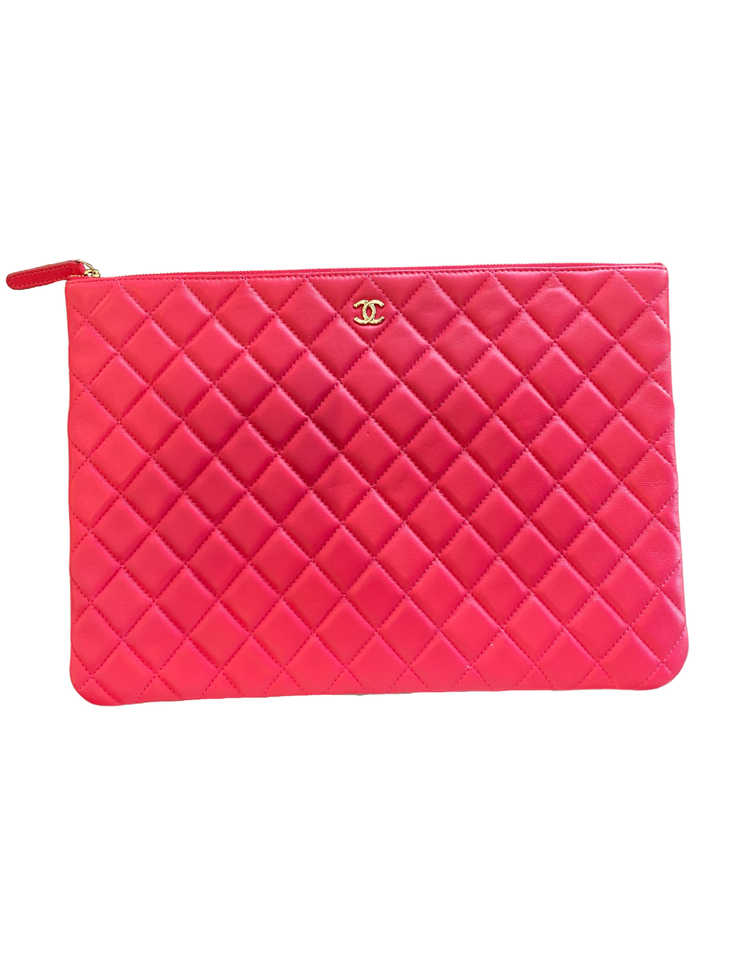 Chanel Quilted Laptop Case