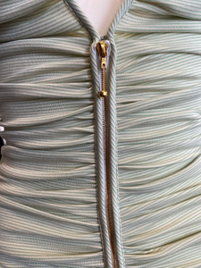 Zac Posen Jersey Ruched Zipper Dress |S|US4|