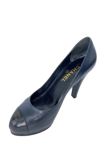 Chanel Leather Round Toe Pump |US9.5|FR39.5|